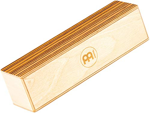 Meinl Percussion Rectangle Wood Shaker - Medium - Strumento Musicale - Betulla del Baltico, Exotic Zebrano (SH53-M)
