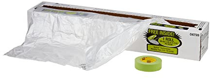 3M 06728 16' x 350' Overspray Protective Sheeting