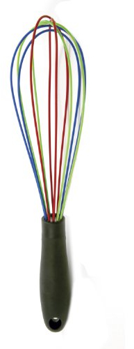 Norpro GRIP-EZ Silicone Whisk, Black