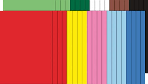 500 Blatt Tonkarton Tonpapier DIN A4 viele Farben 160g/qm XXL farbig sortiert Tonpapier Karton Papier Zeichpapier Bastelpapier Bastelkarton
