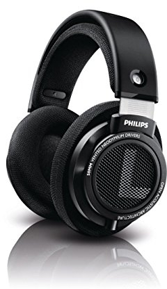 Philips SHP9500/00 HiFi-Kopfhörer mit 50mm Neodymium schwarz