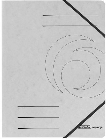 herlitz 11159670 Eckspanner Quality, A4, dunkelgrau, 5 Stück