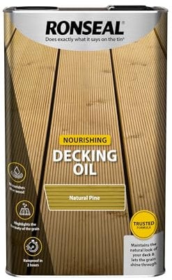 Ronseal Decking Oil Natural Pine 5L