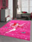 Kinderteppich Spielteppich Kinderzimmer Teppich Zauberfee mit Schmetterlinge Pink Creme Rot Türkis Größe 160x230 cm