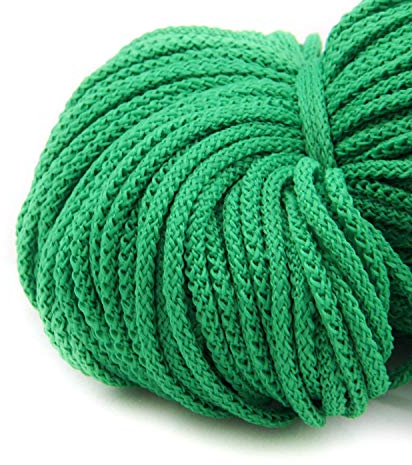 NTS Nähtechnik 100m Kordel, 100% Polyester, Farbauswahl, Breite: 3 mm (grün)