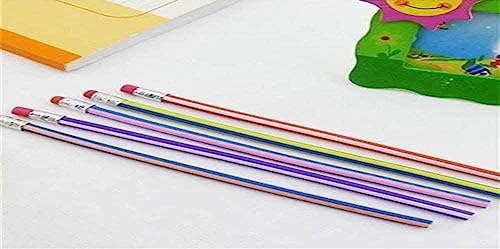 G4GADGET Weiche, biegsame Bleistifte, magische Biegung, für Kinder, Schule, Spaßzubehör – 10 Stück