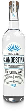 Clandestina - Tequila Blanco 100% Puro Agave 70 CL.