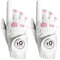 Golfhandschuhe Damen Links Rechts Golfhandschuh Mit Ball Marker Golf Handschuh Wert 2 Stück Cabretta Leder Griff Linke Rechte Hand Weicher Komfort Passform Größe S M L XL (2 Stück Rechts, S)