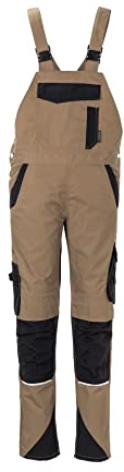 Planam Norit Damen Latzhose Sand schwarz Modell 6533 Größe 38