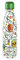 Excelsa Calavera Bouteille Isotherme 0,5 L, Acier, Blanc avec décoration, capacité 500 ML
