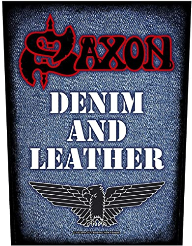 Saxon Denim & Leather Unisex Patch multicolor 95% Baumwolle, 5% Polyester Band-Merch, Bands