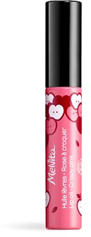 Melvita, Huile à Lèvres Rose 100% Naturel/Bio, Soin Hydratant et Nourrissant pour des Lèvres Douces et Sublimées, Idéal pour un Usage Quotidien, Apporte confort et nutrition, 7 ml