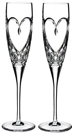 Waterford 1058291 True Love Celebration Flute, Glass, Clear