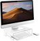 Acrylic Monitor Stand Clear Computer Monitor Holder Laptop Stand Riser Multimedia Monitor Stand for Home Office School
