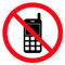 Aufkleber Verbotszeichen Handy/Smartphone verboten Schild Folie selbstklebend | Ø5-30cm Made in Germany, Größe: Ø5 cm