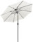Yaheetech Parasol Sombrilla Jardín 230/270cm Inclinable Impermeable Protección UV Sombrilla Terraza Exterior Piscina Patio Balcón con Manivela 270cm Crema