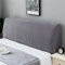 Kopfteilbezug für Bett,Stretch Bett Kopfteil Husse,Dehnbare Saubdichte Schutzhülle Bett Kopfteil Bezug Bettkopfteil Hussen Abdeckung Cover für Gepolsterte Schlafzimmer Kopfteil,190-210cm Dunkelgrau