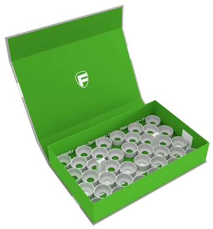Feldherr Magnetic Box green compatible with 36 Citadel paint pots (12 ml)