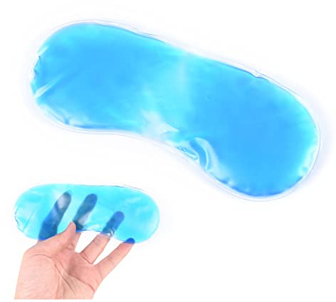 Schlafmaske Schlafende Augenmaske Reduzieren Sie dunkle Kreise Linderung Ermüdung Minderung EyeStrain 1 Stück Kühlung Eye Gel Patches Maske Augenmaske Schlafmaske