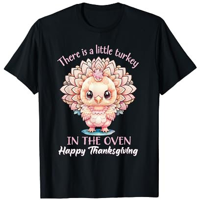 Thanksgiving Petite dinde rose au four T-Shirt