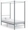 SKM Himmelbett Grau Metall 90x200 cm, Weight: 17.9 kg, 325053