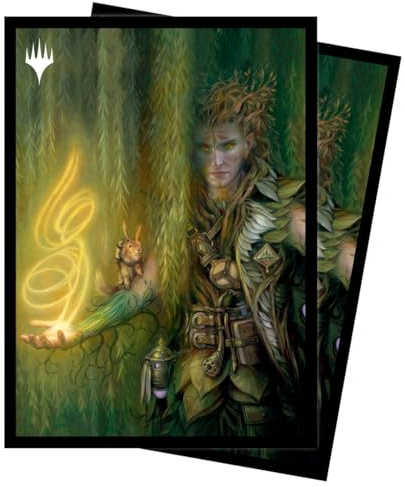 Ultra Pro - Magic - The Gathering - Murders at Karlov Manor - 100 Standard Sized Card Sleeves Pack - Kaust, Eyes of the Glade (63 x 89 mm)