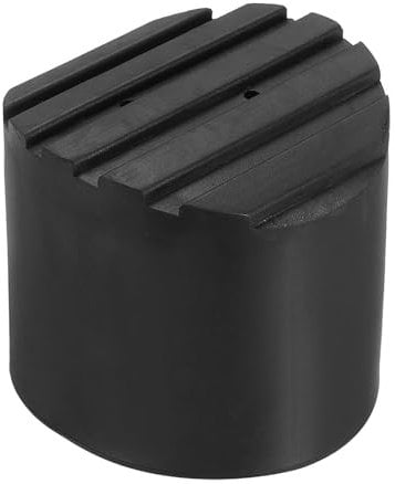 PATIKIL Ladder Non Slip Feet 2.4/60mm, 1Pcs Rubber Round Foot Protective Mat Cushion Replacement for Telescopic Folding Extension Ladder Protection, Black