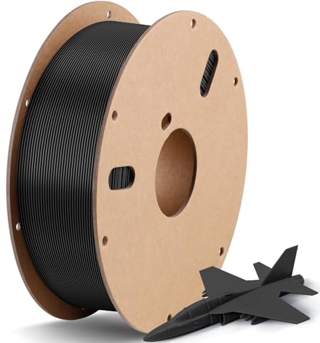ANYCUBIC PLA Filament 1.75mm High Speed, Bis zu 600 mm/s Hohe Geschwindigkeit 3D Drucker Filament, Intelligente Identifikation 1KG Schwarz