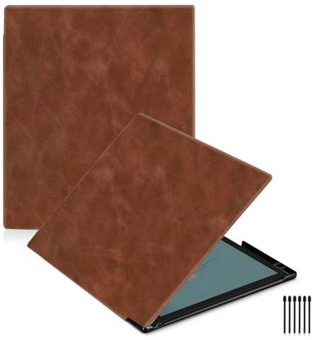 QIOFEARTH Schutzhülle für Boox Note Air4 C (2024)/Air 3 C/Air 12 Zoll Papier-Tablet - Schlank, Leicht Mit Harter Rückseite Und Integriertem Stifthalter