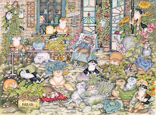 Ravensburger Crazy Cats The Good Life 500 Piece Jigsaw Puzzle for Kids Age 10+