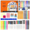 Shuttle Art 71 teiliges Schulsachen Set, Schulbedarf Box für Schulanfang, Einschulung, Malstifte, Schreibwaren für Kinder und Studenten, Bleistifte, Stifte, Marker, Radiergummis, Notizbücher, Ordner