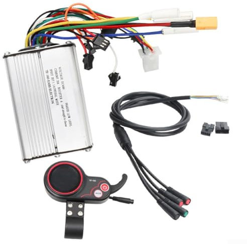 Elektroroller-Controller-Set, 20 A, 48 V, 6-polig, Elektromotor-Steuerung für Kugoo 25,4 cm (10 Zoll) Elektroroller (48 V, 20 A, 3-in-1-Set)