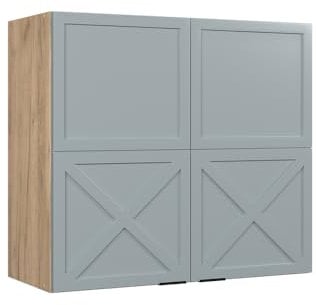 Vicco Hängeschrank Fame-Line, Hellblau-grau, 80 cm