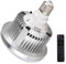 Obetuens Lampadina LED da 85 W, lampada fotografica dimmerabile da 3000 K a 5500 K con telecomando, attacco E27 per illuminazione da studio, casa, cucina, garage e ufficio (1 confezione)