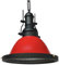 bamyum Turami Pendelleuchte Vintage Industrial Ø32 cm, Küchenlampe Hängend Vintage, Hängelampe Esstisch Wohnzimmer, Lampenschirm Hängelampe Esstisch, Pendelleuchte Rot, Küchenlampe Hängend