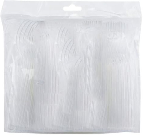 Clear Plastic Spoons Dessert Spoons 200 Pack Heavy Duty Reusable Cutlery Table Spoon for Party Picnics Camping Catering Events Travelling Tableware Dinnerware