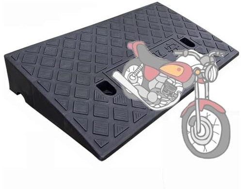 rutschfeste Auto Rampe 3-22cm Hoch Leichte Tragbare Türschwellenrampe Auffahrkeil Schwerlast Rollstuhlrampen Hohe Belastung,40x60x22cm