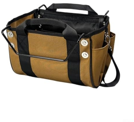 Ladder Tool Bag Robust Construction Multiple Storage Compartments Practical Side Pockets for Handymen & Professional Trade Work Scenarios