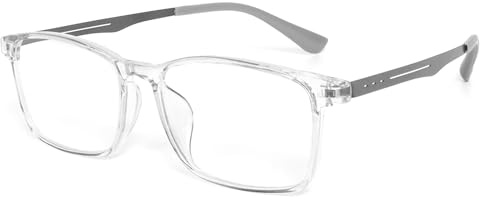 KoKoBin Ultraleichte Lesebrille Vollrandfassung aus TR90 Computer Brillen rechteckige Lesebrillen für Damen und Herren