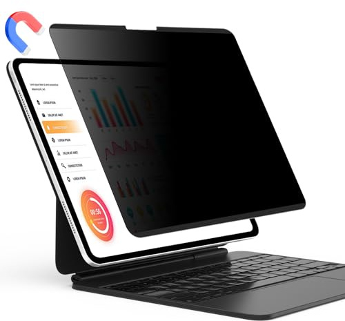 STARY Magnetic Privacy Screen for iPad Pro 13 Inch M4/M5 2024-2025 8th/7th | Removable, Anti Blue Light Glare Spy, Anti Reflection, Easy Installation, High Sensitive Privacy Screen Filter