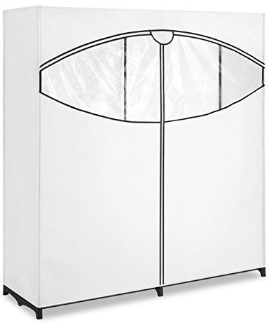 Whitmor 60-inch Extra-Wide Clothes Closet, 60” with White Cover