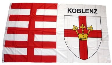 Fahne / Flagge Koblenz Schrift NEU 90 x 150 cm Flaggen