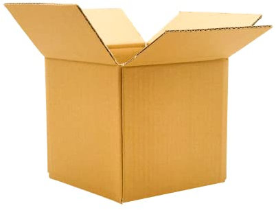 25x Faltkartons Verpackungen Schachtel Kisten 1-wellig 150 x 150 x 80 mm