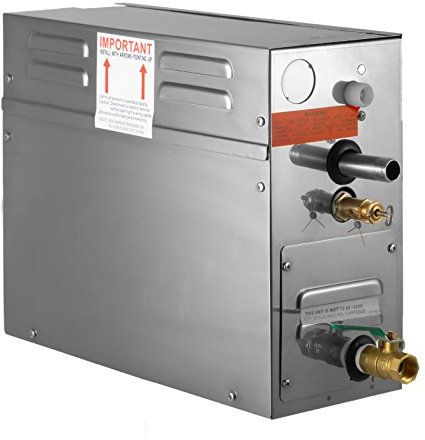 BuoQua 4KW Generatore di Vapore Sauna Home Spa Doccia Generatore di Vapore per Bagno Turco di Piccolo Volume con Controller Digitale