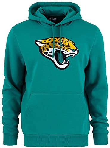 New Era - NFL Jacksonville Jaguars Team Logo Hoodie - Blaugrün Größe XS, Farbe Blaugrün