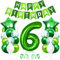 Luftballon 6. Geburtstag Grün, Geburtstagsdeko 6 Jahre Junge, Helium Ballon 6 Geburtstag, Riesen Folienballon Zahl 6, Deko 6 Geburtstag Junge, Ballon 6 Deko zum Geburtstag