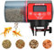 PODAZZ Automatischer Aquarium-Fischfutterspender, feuchtigkeitsbeständig, elektrischer Futterautomat, Timer, Urlaubs- und Wochenend-Fischfutterspender (Rot)