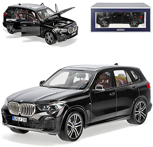 Norev B-M-W X5 G05 SUV Schwarz 4. Generation Ab 2018 1/18 Modell Auto