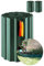 Novatool Bordure de pelouse en plastique - Hauteur : 20 cm - 2 x 9 m - Vert - Bordure de parterre - Bordure de pelouse