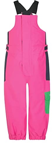 Ziener Unisex Baby Alena Kleinkind Ski-Hose/Schnee-Hose | wasserdicht, warm, Wolle, Bright pink, 104